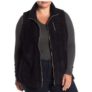 For The Republic Sleevless faux Fur Vest, Sz 3XL